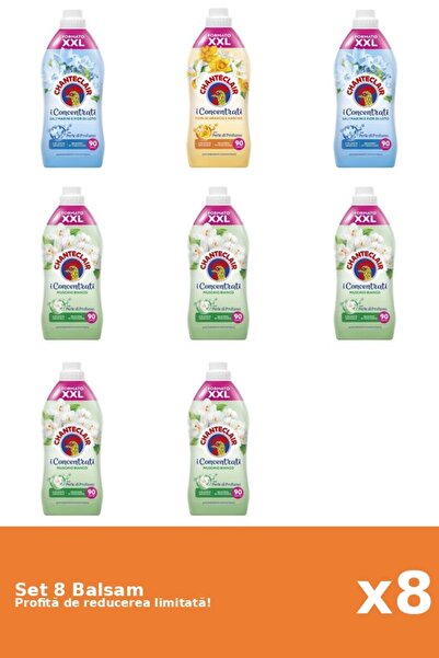 Chanteclair Set 8 Balsam Chanteclair: 2xLotus, 1xOrange, 5xWhite Musk