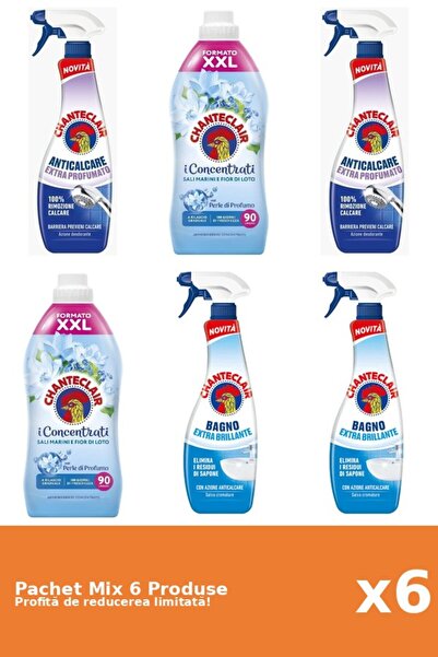 Chanteclair Set 6 Mix Chanteclair: 4 Anticalcar, 2 Balsam