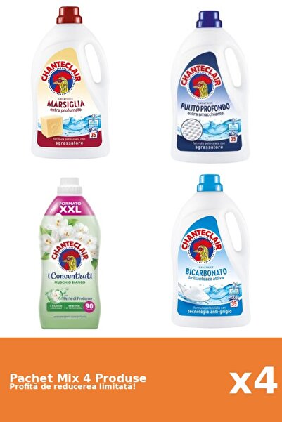 Chanteclair Set 4 Mix Chanteclair: 3 Detergent, 1 Balsam