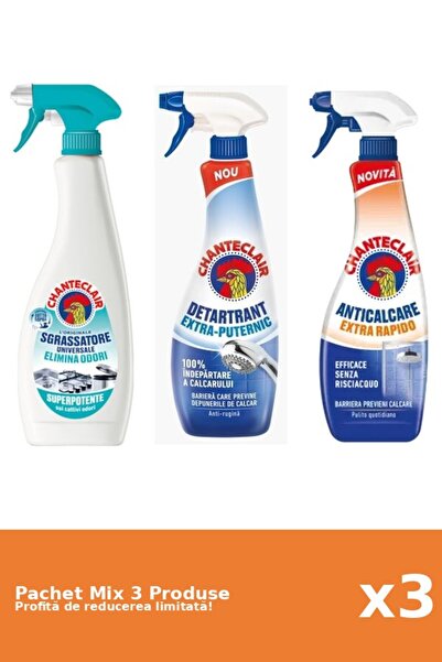 Chanteclair Set 3 Mix Chanteclair: 1 Degresant, 2 Anticalcar