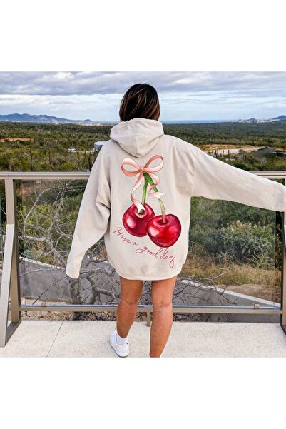 COZYWEAR هودي بقلنسوة للجنسين بمقاس كبير، عالي الجودة، مطبوع، مريح للارتداء ا...