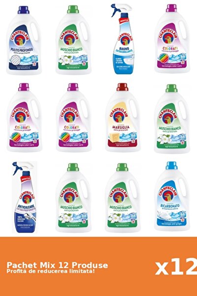 Chanteclair Set 12 Mix Chanteclair: 10 Detergent, 2 Anticalcar