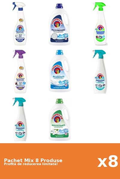 Chanteclair Set 8 Mix Chanteclair: 5 Degresant, 3 Detergent