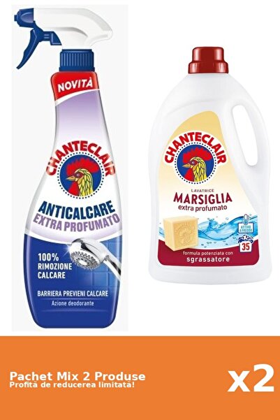 Chanteclair Set 2 Chanteclair Mix: 1 Anti-limescale, 1 Detergent
