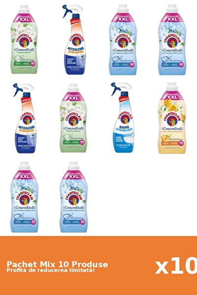 Chanteclair Set 10 Chanteclair Mix: 7 Conditioner, 3 Anti-limescale