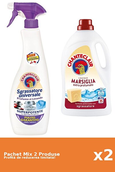 Chanteclair Set 2 Chanteclair Mix: 1 Degreaser, 1 Detergent