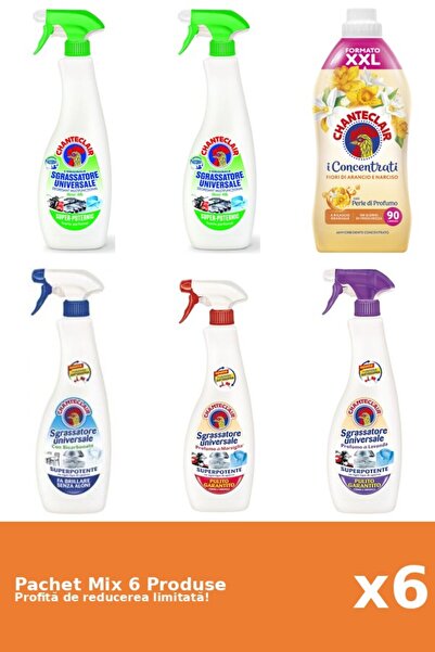 Chanteclair Set 6 Chanteclair Mix: 5 Degreaser, 1 Conditioner