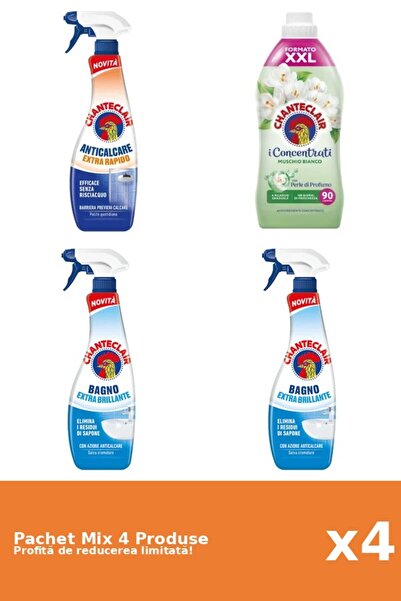 Chanteclair Set 4 Mix Chanteclair: 3 Anticalcar, 1 Balsam