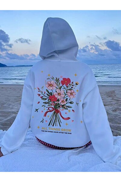 COZYWEAR هودي بقلنسوة للجنسين بمقاس كبير، عالي الجودة، مطبوع، مريح للارتداء ا...
