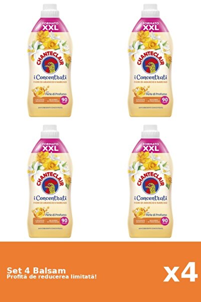 Chanteclair Set of 4 Orange Conditioner, 1800 ml