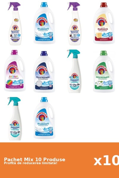 Chanteclair Set 10 Chanteclair Mix: 4 Degreaser, 6 Detergent