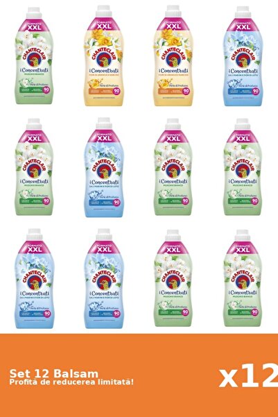 Chanteclair Set of 12 Chanteclair Balms: 6xWhite Musk, 2xOrange, 4xLotus