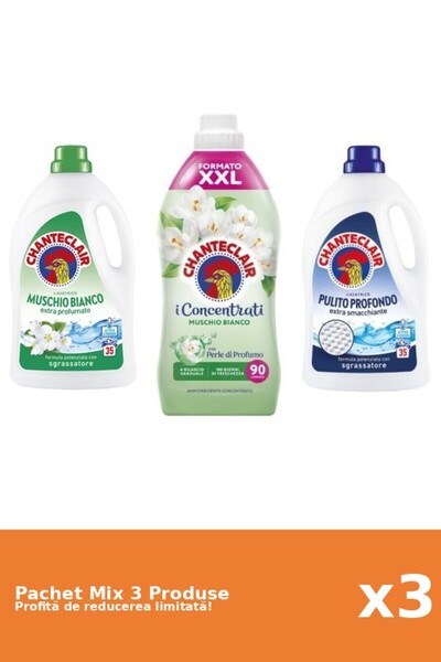 Chanteclair Set 3 Mix Chanteclair: 2 Detergent, 1 Balsam