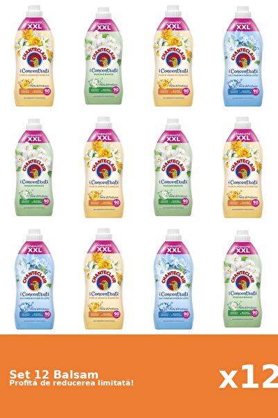 Chanteclair Set 12 Balsam Chanteclair: 5xPortocale, 4xMosc Alb, 3xLotus