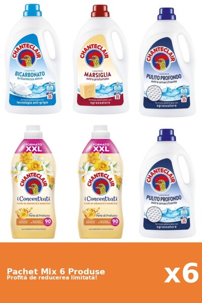 Chanteclair Set 6 Mix Chanteclair: 4 Detergent, 2 Balsam