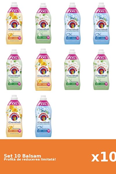 Chanteclair Set of 10 Chanteclair Balms: 3xOrange, 4xWhite Musk, 3xLotus