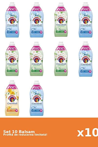 Chanteclair Set of 10 Chanteclair Balms: 5xLotus, 4xWhite Musk, 1xOrange