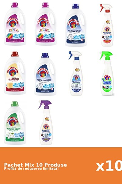 Chanteclair Set 10 Mix Chanteclair: 6 Detergent, 4 Degresant