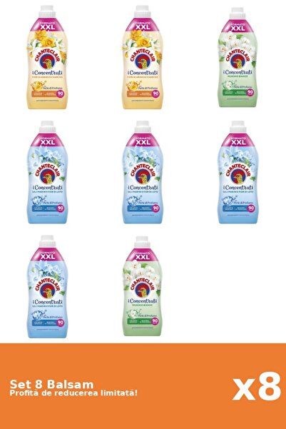 Chanteclair Set 8 Balsam Chanteclair: 2xOrange, 2xWhite Musk, 4xLotus