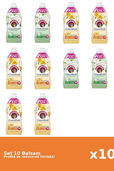 Chanteclair Set of 10 Chanteclair Balms: 4xWhite Musk, 6xOrange