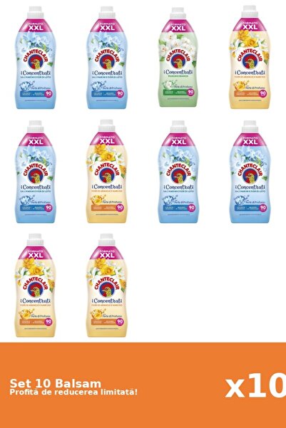 Chanteclair Set of 10 Chanteclair Balms: 5xLotus, 1xWhite Musk, 4xOrange