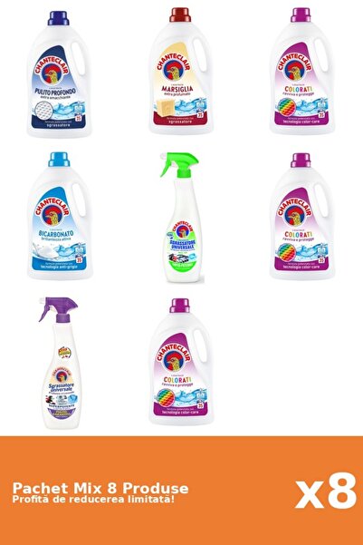 Chanteclair Set 8 Chanteclair Mix: 6 Detergent, 2 Degreaser