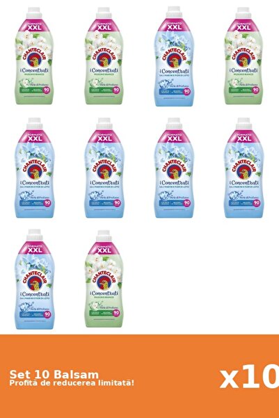 Chanteclair Set of 10 Chanteclair Balms: 4xWhite Musk, 6xLotus