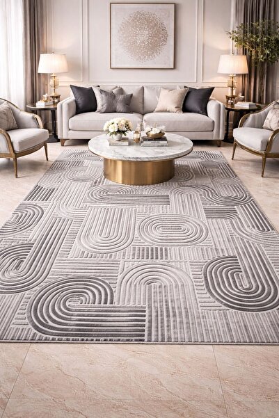 Dinarsu Elite Modern Jel Tabanlı Kaymaz Halı