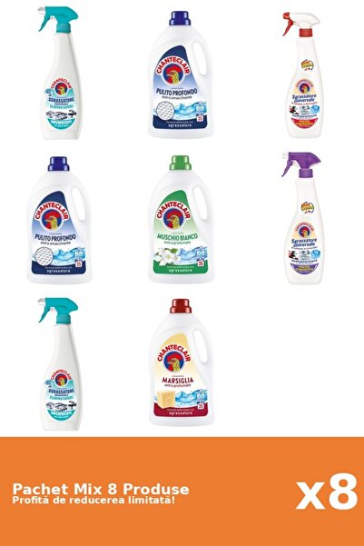 Chanteclair Set 8 Mix Chanteclair: 4 Degresant, 4 Detergent