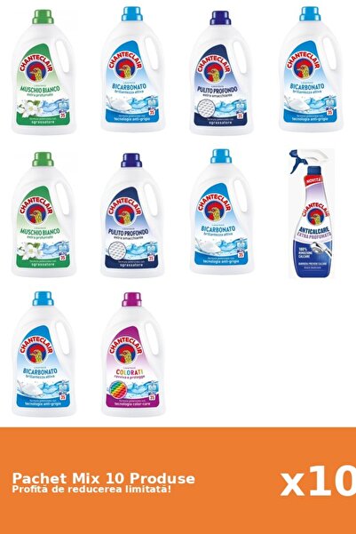 Chanteclair Set 10 Mix Chanteclair: 9 Detergent, 1 Anticalcar