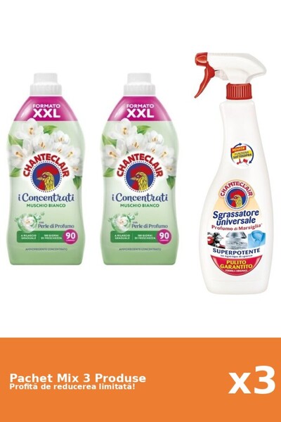Chanteclair Set 3 Chanteclair Mix: 2 Conditioner, 1 Degreaser