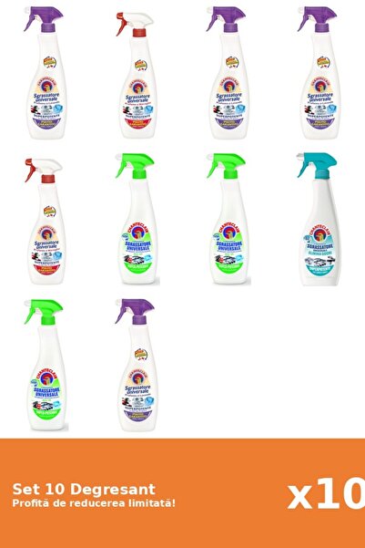 Chanteclair Set 10 Degresant Chanteclair: 2xLavanda, 2xMarsilia, 2xMosc Alb, ...