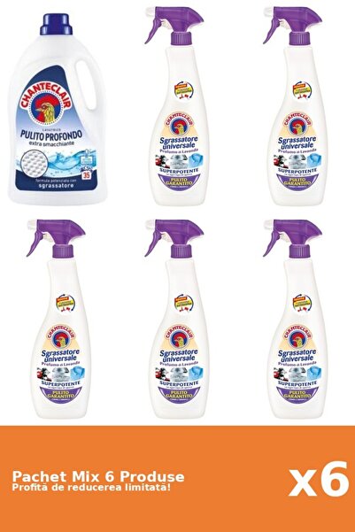 Chanteclair Set 6 Mix Chanteclair: 1 Detergent, 5 Degresant