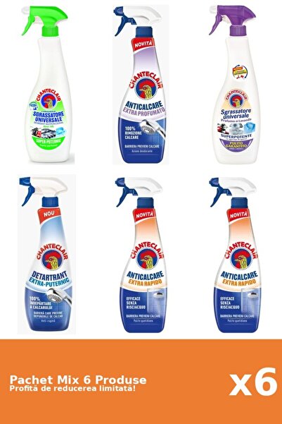 Chanteclair Set 6 Mix Chanteclair: 2 Degresant, 4 Anticalcar