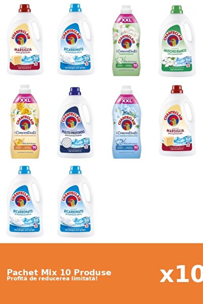 Chanteclair Set 10 Mix Chanteclair: 7 Detergent, 3 Balsam