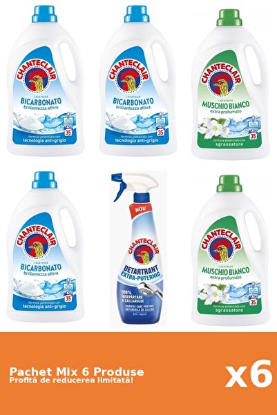 Chanteclair Set 6 Mix Chanteclair: 5 Detergent, 1 Anticalcar