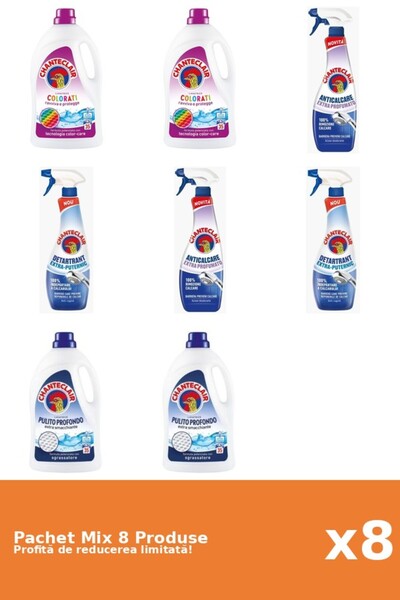 Chanteclair Set 8 Mix Chanteclair: 4 Detergent, 4 Anticalcar