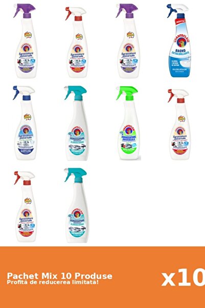 Chanteclair Set 10 Mix Chanteclair: 9 Degresant, 1 Anticalcar