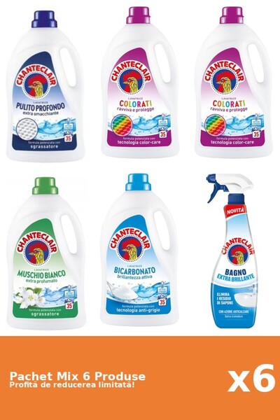 Chanteclair Set 6 Mix Chanteclair: 5 Detergent, 1 Anticalcar