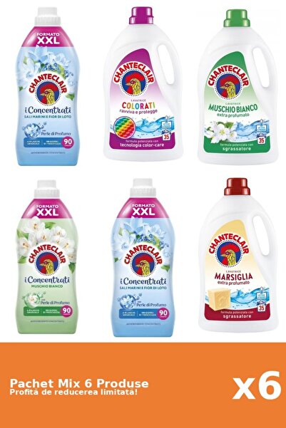 Chanteclair Set 6 Mix Chanteclair: 3 Balsam, 3 Detergent