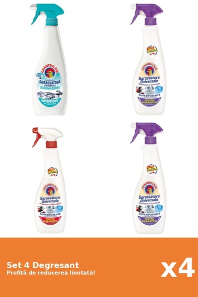 Chanteclair Set 4 Degresant Chanteclair: 1xAntiMiros, 2xMosc Alb, 1xMarsilia