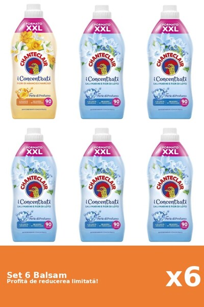 Chanteclair Set 6 Balsam Chanteclair: 1xOrange, 5xLotus