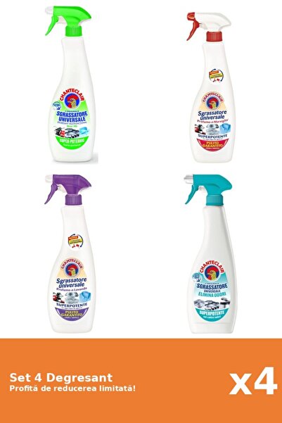 Chanteclair Set of 4 Chanteclair Degreaser: 1xLemon, 1xMarseille, 1xWhite Mus...