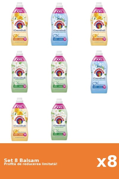 Chanteclair Set 8 Chanteclair Balm: 3xOrange, 2xLotus, 3xWhite Musk