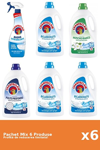 Chanteclair Set 6 Chanteclair Mix: 1 Anti-limescale, 5 Detergent