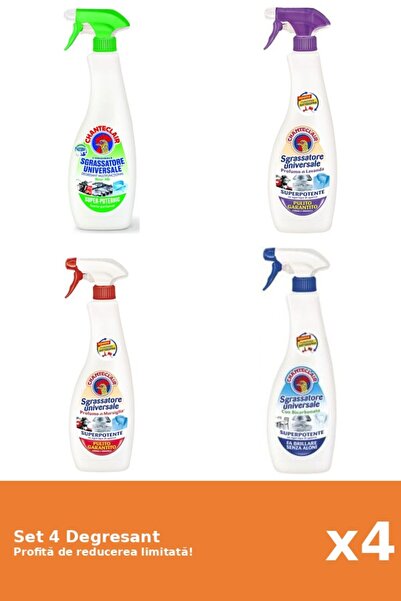 Chanteclair Set 4 Degresant Chanteclair: 1xLamaie, 1xMosc Alb, 1xMarsilia, 1x...