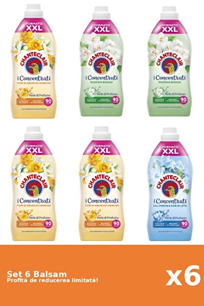 Chanteclair Set 6 Balsam Chanteclair: 3xOrange, 2xWhite Musk, 1xLotus