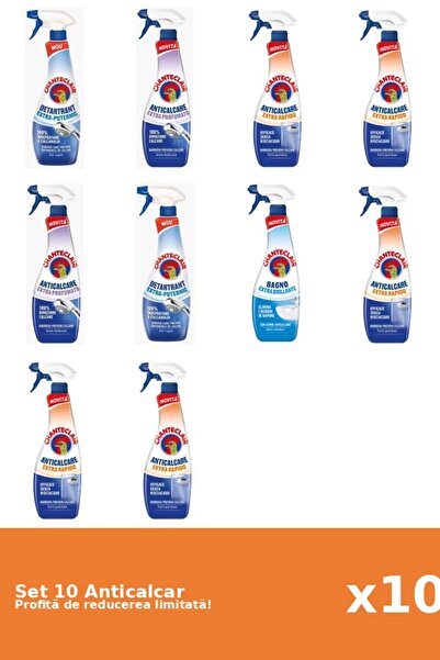 Chanteclair Set 10 Anticalcar Chanteclair: 2xPuternic, 2xParfumat, 5xRapid, 1...