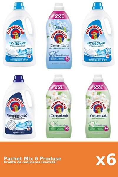 Chanteclair Set 6 Mix Chanteclair: 3 Detergent, 3 Balsam