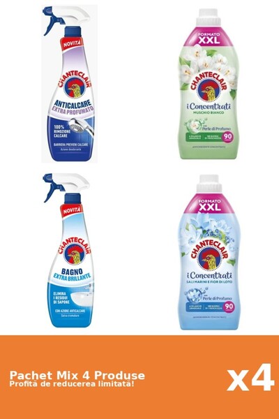 Chanteclair Set 4 Mix Chanteclair: 2 Anticalcar, 2 Balsam